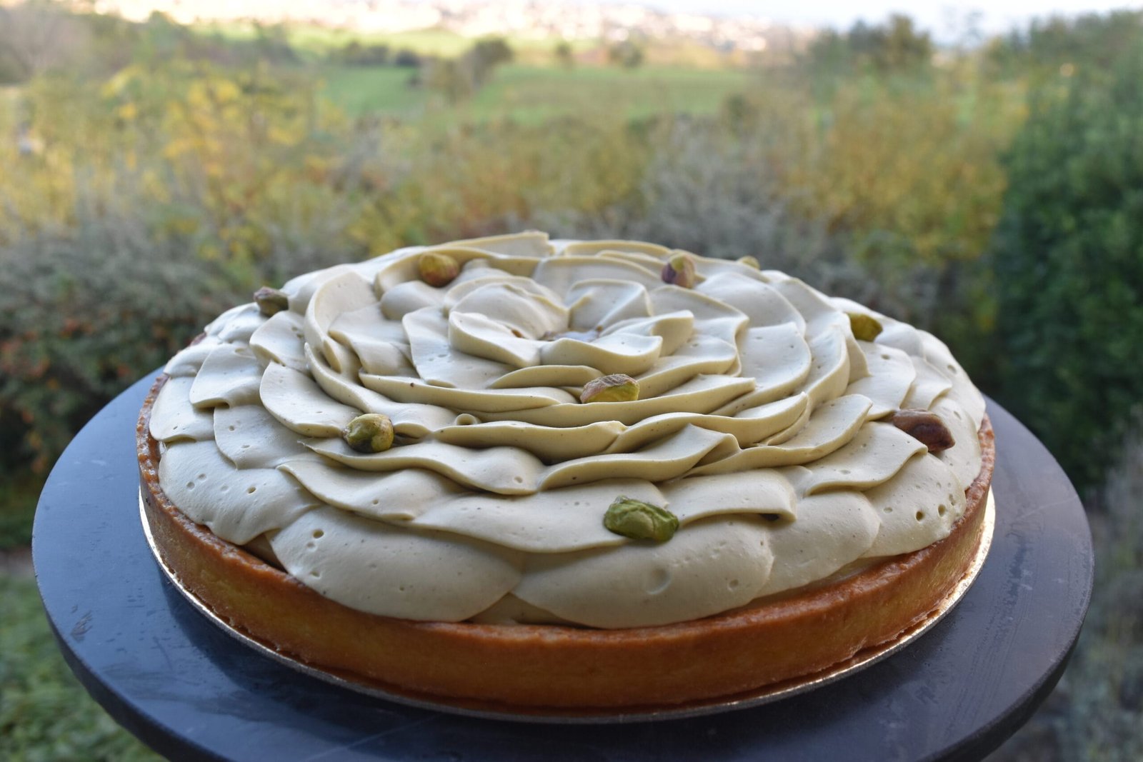 Tarte full pistache